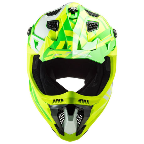 Subverte Gammax Yellow Green Casco Cross Ls2 - 2