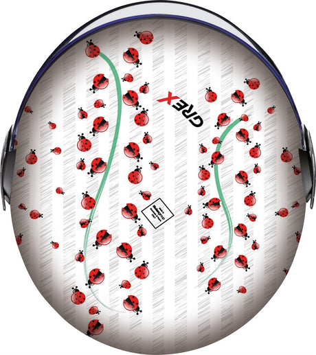 G1.1 Artwork Ladybug Casco Jet Da  Bambino Grex - 1