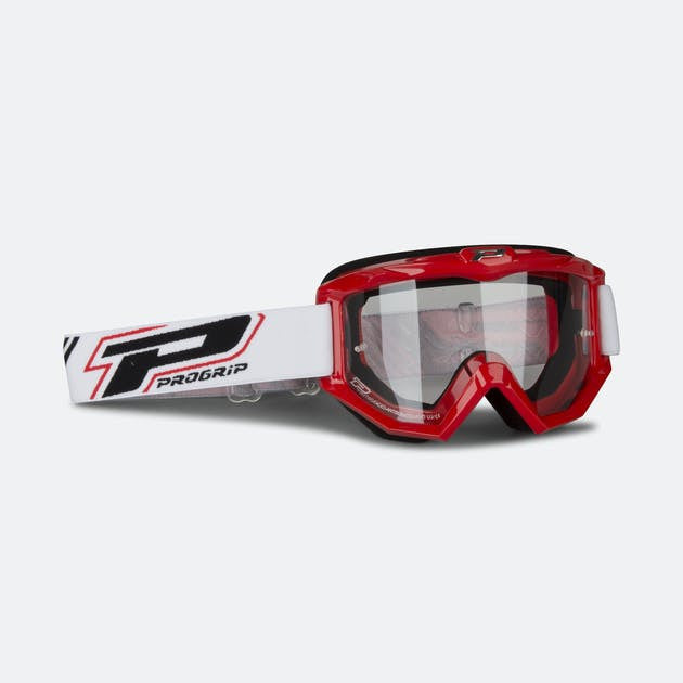 Maschera Cross 3200 Mirror Red Pro-grip - 1