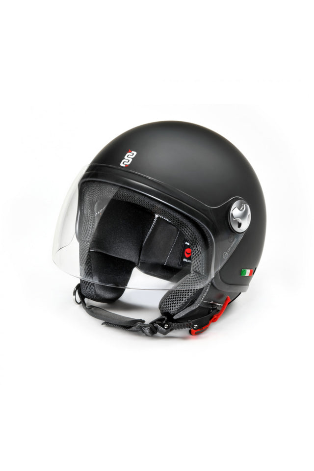 Soffio Rubber Black Casco Jet Oj - 1