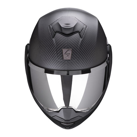 Exo-tech Carbon Matt Black Casco Flip Up Scorpion - 2