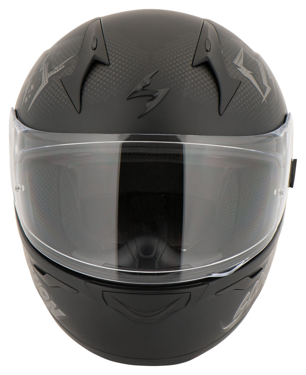 Exo-390 Ighost Nero Opaco Argento Casco Integrale Scorpion - 4