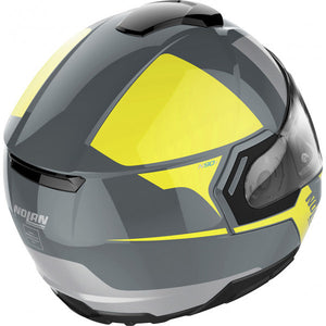 N90-3 Wilco Grigio Giallo Casco Modulare Nolan - 4