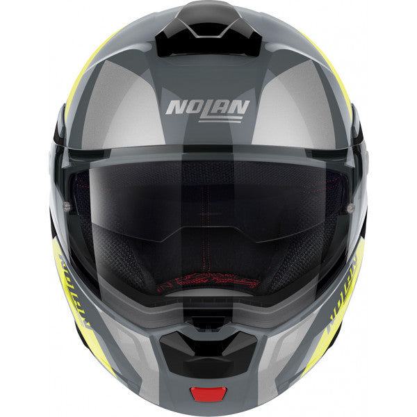 N90-3 Wilco Grigio Giallo Casco Modulare Nolan - 3