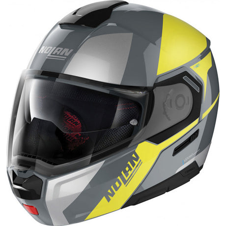 N90-3 Wilco Grigio Giallo Casco Modulare Nolan - 2