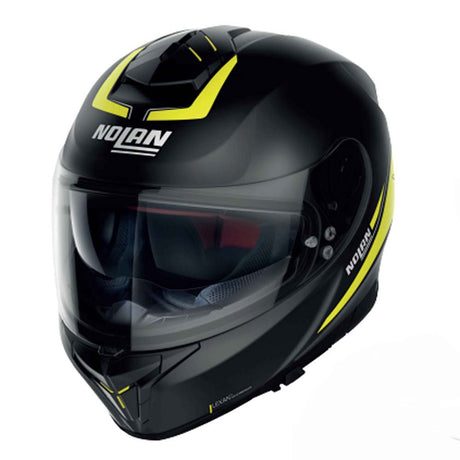 N80-8 Staple Nero Giallo Fluo Casco Integrale Nolan - 1