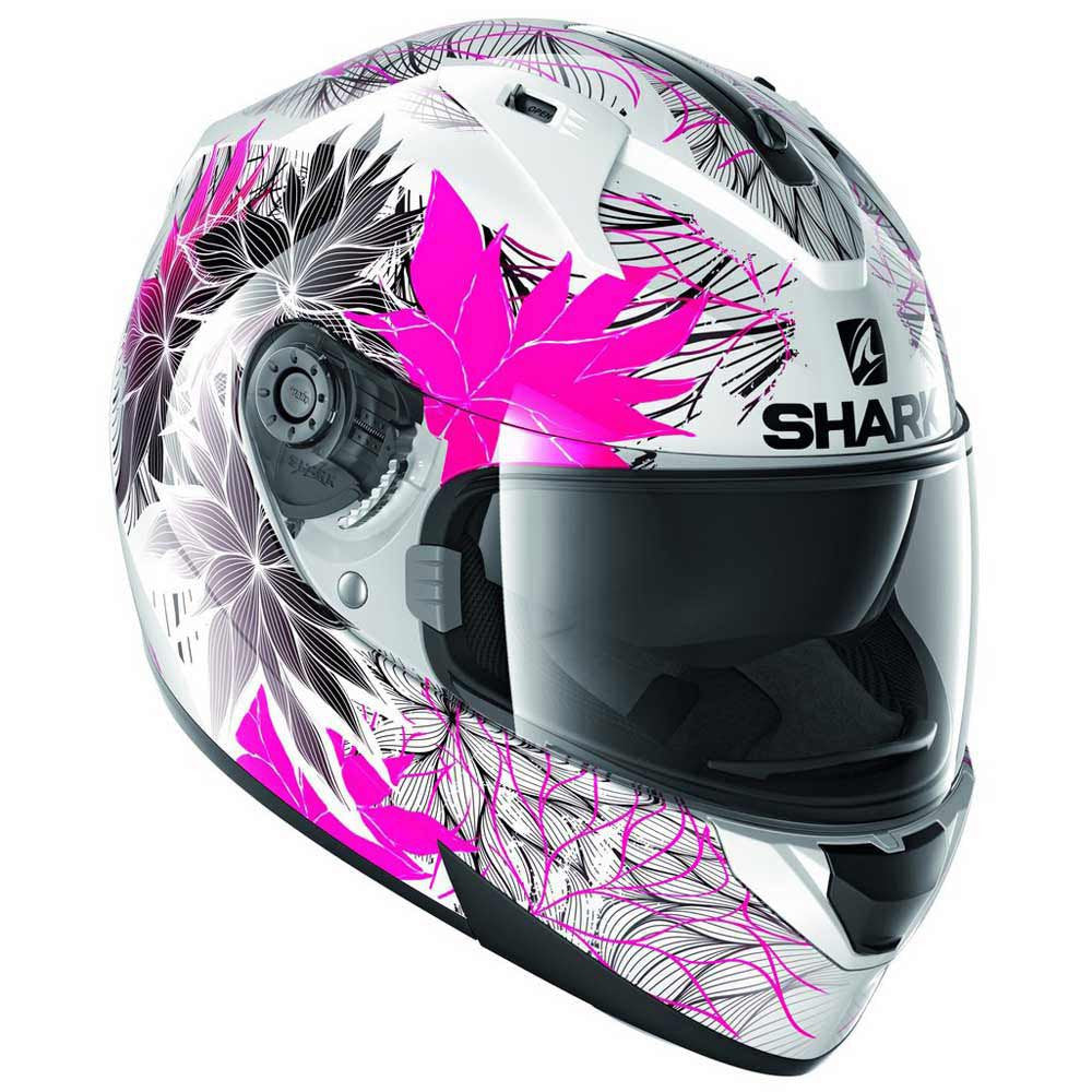 Ridill 1.2 Nellum White Black Violet Casco Integrale Shark - 3