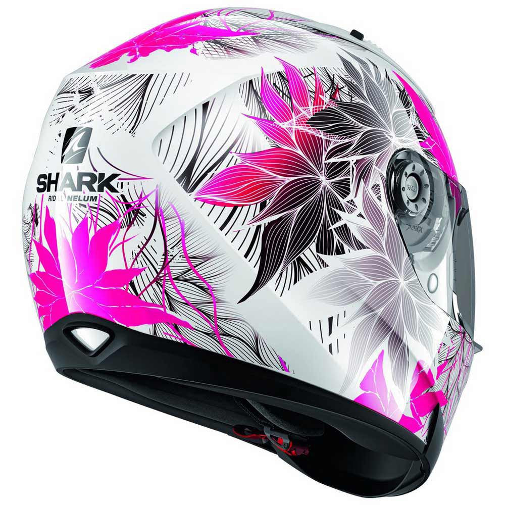 Ridill 1.2 Nellum White Black Violet Casco Integrale Shark - 4