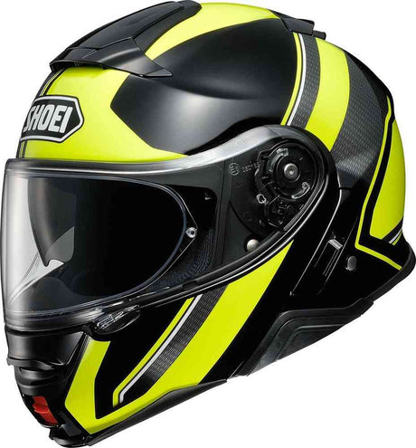 Neotec Ii Separator Nero Giallo Fluo Casco Modulare Shoei - 1