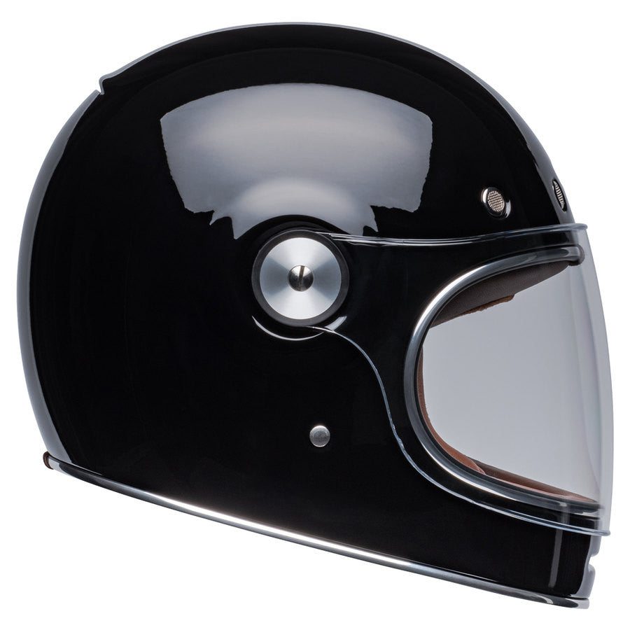 Bullit  Nero Lucido Casco Vintage In Fibra Bell - 2