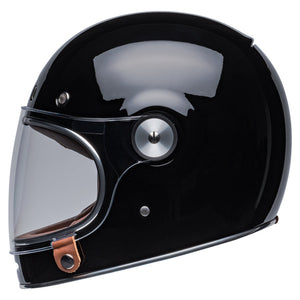 Bullit  Nero Lucido Casco Vintage In Fibra Bell - 5