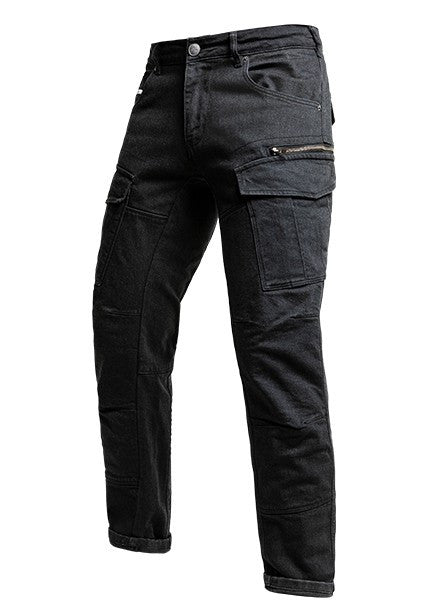 Defender Mono Lung. 30 Black Pantalone con Protezioni  Omologato Aaa John Doe - 2