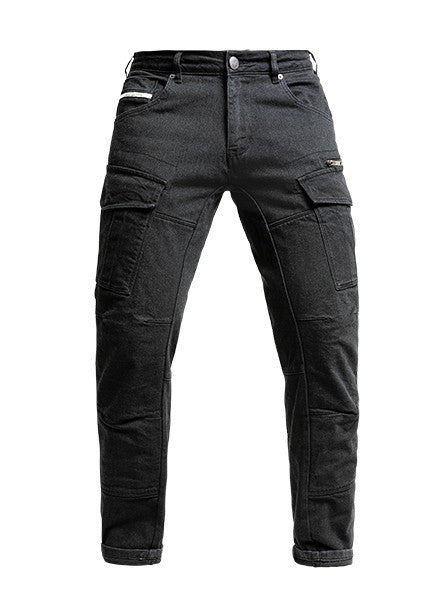 Defender Mono Lung. 30 Black Pantalone con Protezioni  Omologato Aaa John Doe - 1