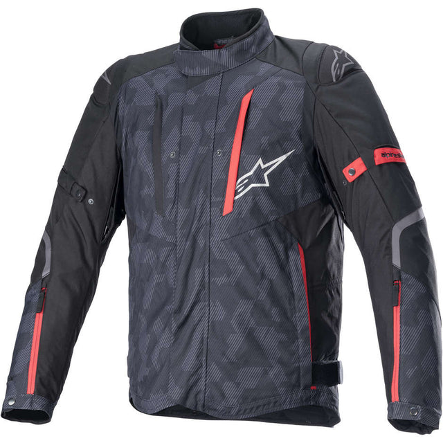 Rx-5 Drystar Black Camo Bright Red Giacca Sport Road Alpinestars - 1