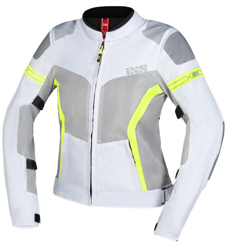 Sport Damen Bianco Giallo Fluo Giacca Traforata Donna Ixs - 1