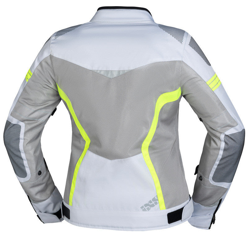 Sport Damen Bianco Giallo Fluo Giacca Traforata Donna Ixs - 2