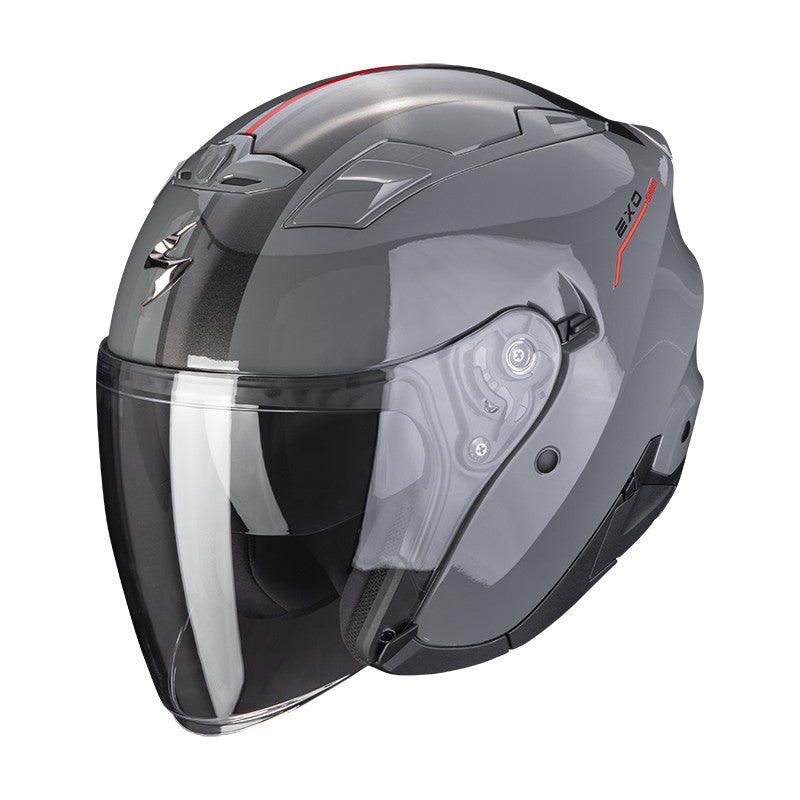 Exo-230 Sr Grigio Cemento Rosso Casco - 1