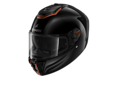 Spartan Rs Nero Lucido Bronzo Casco Integrale Shark - 1