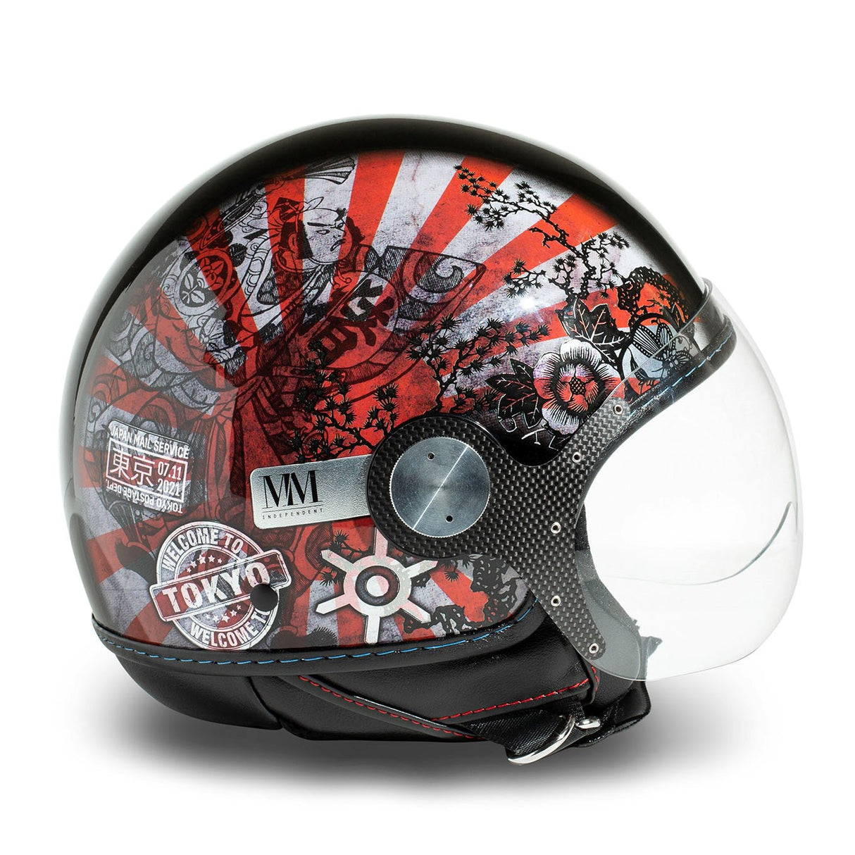 Casco Jet Mm Tokyo Visiera Elicotterista Indipendent - 1