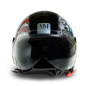 Casco Jet Mm Tokyo Visiera Elicotterista Indipendent - 2