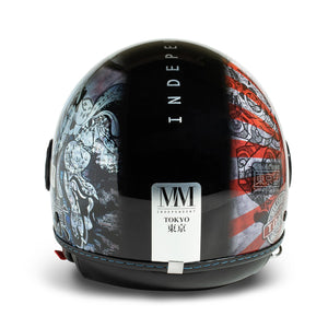 Casco Jet Mm Tokyo Visiera Elicotterista Indipendent - 5