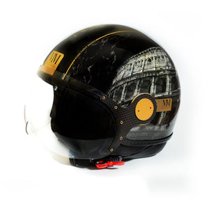 Casco Jet Mm Roma Visiera Elicotterista Indipendent - 1