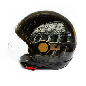 Casco Jet Mm Roma Visiera Elicotterista Indipendent - 5