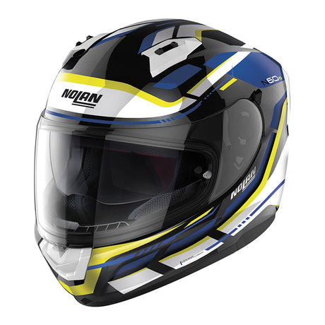 N60-6 Lancer Bianco Nero Blu Giallo Casco Integrale - 1