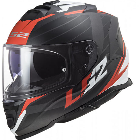 Ff800 Ls2  Storm Nerve Matt Black Red Casco Integrale - 1