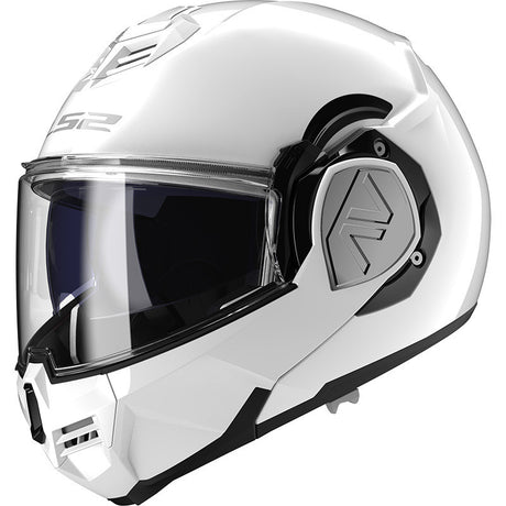 Ff906 Advant Solid White Casco Convertibile Ls2 - 1