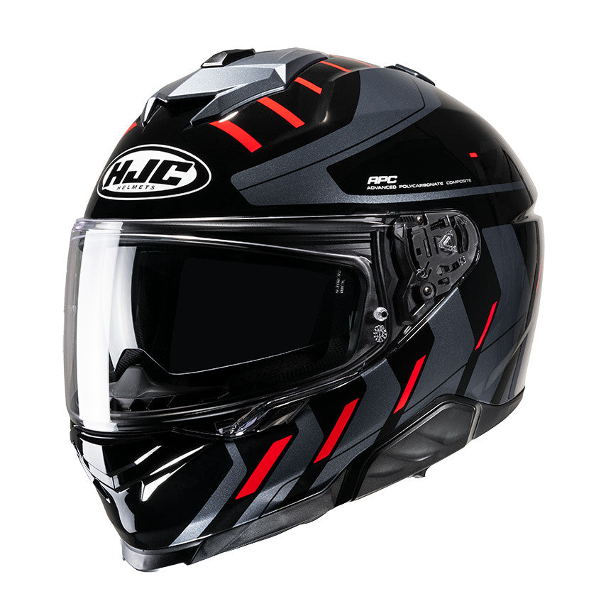 I71 Simo Nero Rosso Casco Integrale Hjc - 1