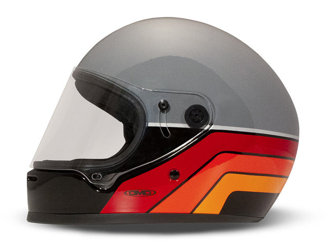 Casco Integrale Rivale Blade Grigio Nero Rosso Arancione Giallo Full Face Dmd - 1