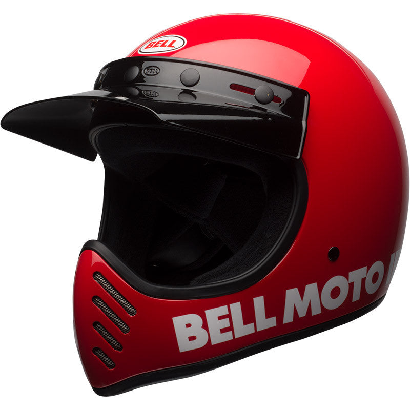 Casco Moto-3 Classic Red  Retro' Bell - 1