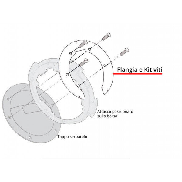 Flangia Per Borsa Serbatoio Bmw G310r Givi - 1