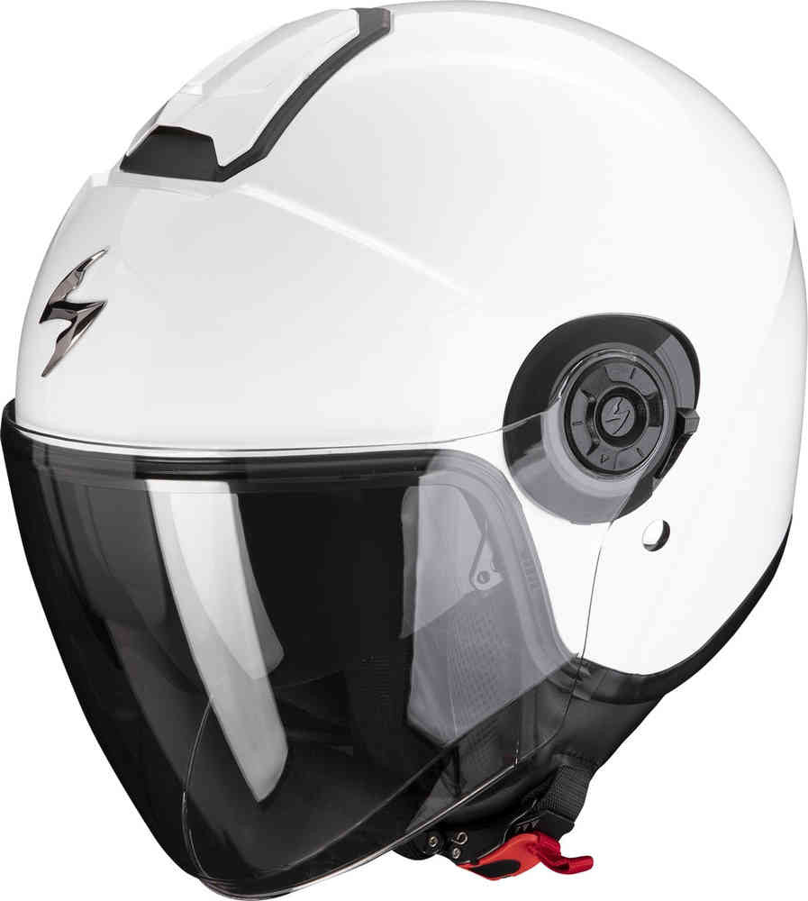 Casco Jet Exo-city Ii Solid Bianco Doppia Visiera Scorpion - 1