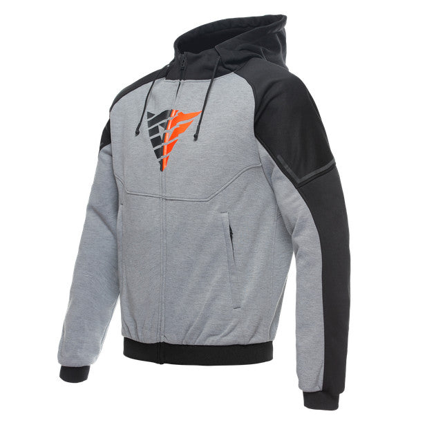 Demon-x Safety Hoodie Full Zip Felpa con Protezioni Dainese - 1