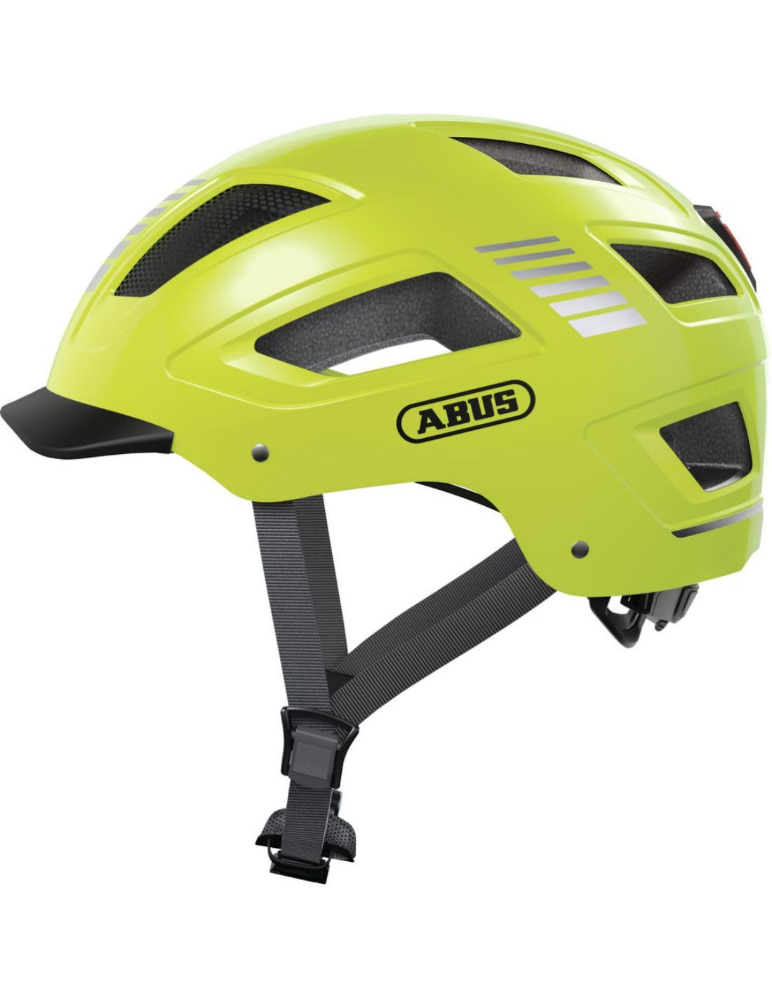 Hyban 2.0 Signal Yellow Casco Jet Bici Abus