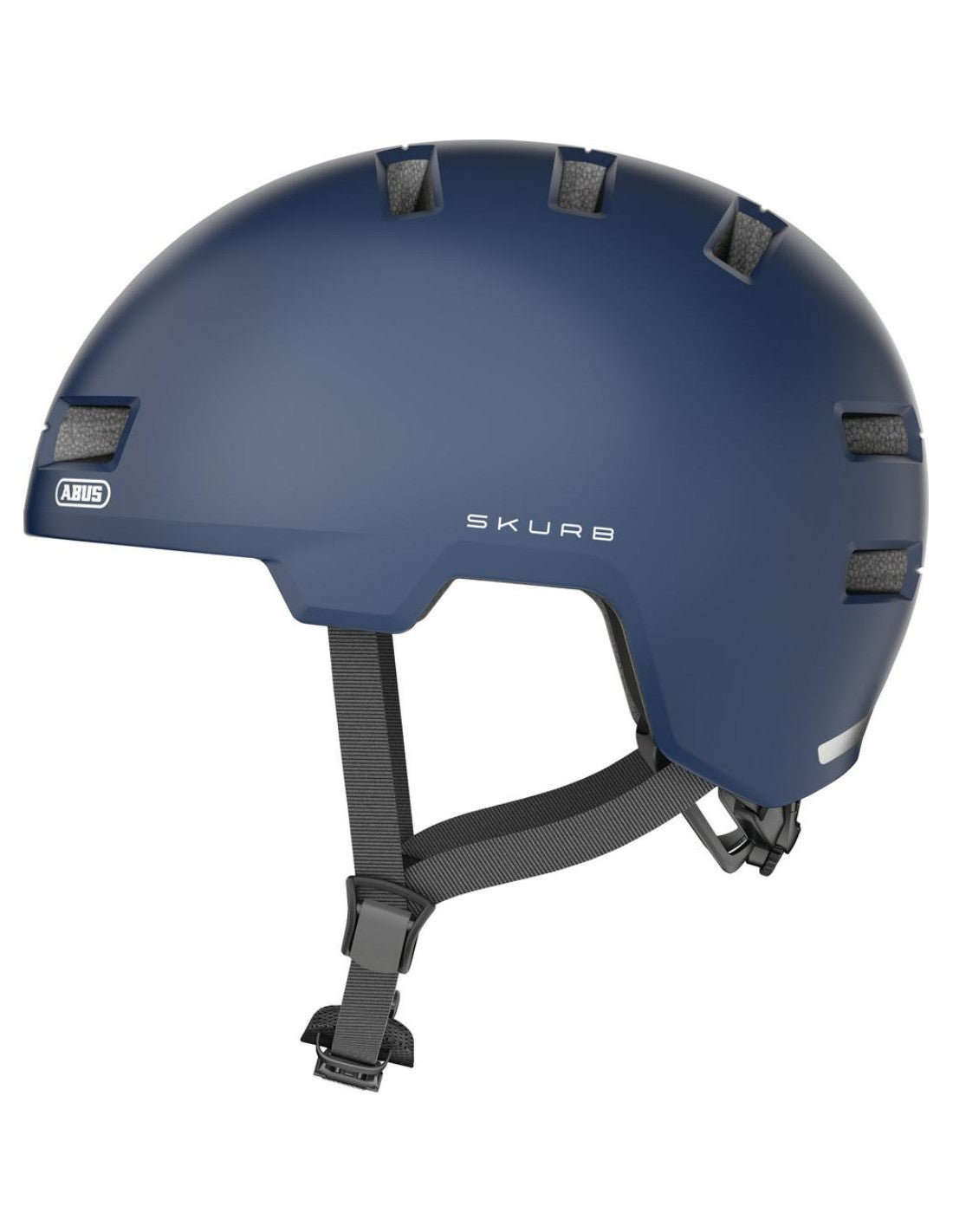 Skurb Midnight Blue Casco Jet Bici/monopattino Abus