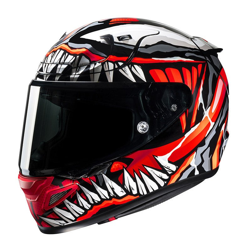 Rpha-12 Maximized Venom Marvel Mc1sf Casco Integrale In Fibra