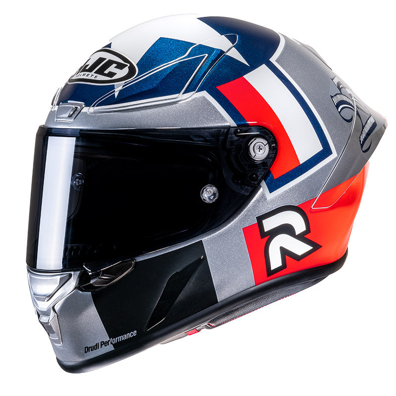 Rpha1 Ben Spies Silverstar Mc21 Casco Integrale In Fibra Racing Hjc