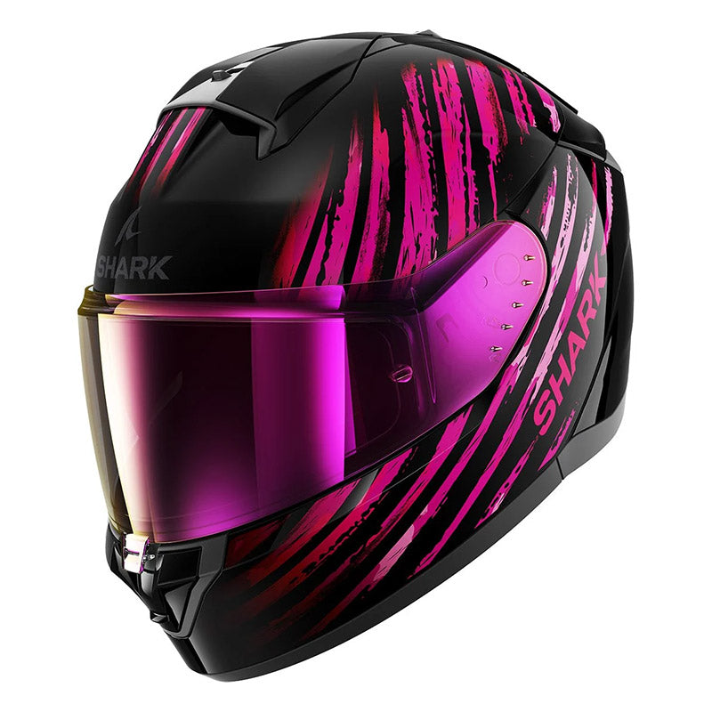 Ridill Assya Black Fucsia Casco Integrale Doppia Visiera Shark